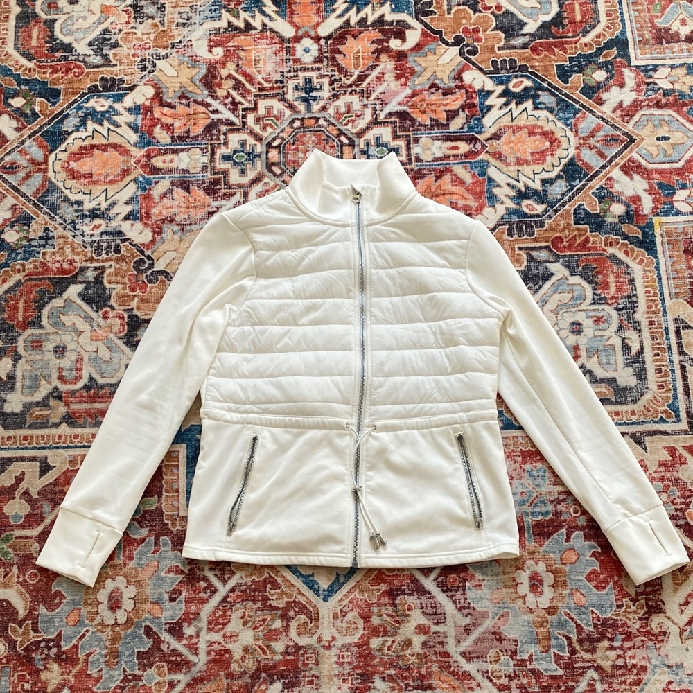 Avia Women's Cream Quilted Puffer Jacket